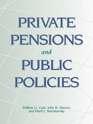 cover image of Private Pensions and Public Policies